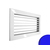 Решетка-АМН 200*100, Типоразмер (мм): 100х200, Конструкция: Однорядная, Цвет: Синий