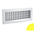 Решетка РВ-2-450x450, Типоразмер (мм): 450х450, Конструкция: Двухрядная, Бренд: Неватом, Цвет: Желтый
