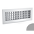 Решетка РВ-2-250x250, Типоразмер (мм): 250х250, Конструкция: Двухрядная, Бренд: Неватом, Цвет: Серый