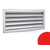Решетка РН оц. 250x250, Типоразмер (мм): 250х250, Конструкция: Однорядная, Бренд: Неватом, Цвет: Красный