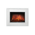 Firelight Loft 30 камень белый, белая эмаль