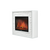 Firelight Loft 30 камень белый, белая эмаль, - 2