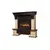 Firelight Forte 25U (угловой) камень бежевый, шпон темный дуб, - 2