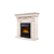 Firelight Torre Classic камень белый, шпон беленый дуб, - 2