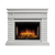 Firelight Bricks 25U (угловой) камень белый, белая эмаль, Цвет: Белый