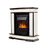 Firelight Scala Classic камень сланец скалистый белый, шпон тёмный дуб, - 2