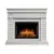 Firelight Bricks 25 камень белый, белая эмаль, Цвет: Белый