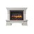Firelight Forte 30S камень белый, шпон белёный дуб