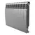 Royal Thermo BiLiner 500 Silver Satin х12, Количество секций (шт): 12, Межосевое расстояние (мм): 500, Подключение: Боковое