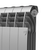 Royal Thermo BiLiner 500 Silver Satin х10, Количество секций вариация радиаторы: 10, Межосевое расстояние (мм): 500, Подключение: Боковое, Цвет: Серый, - 4