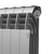 Royal Thermo BiLiner 500 Silver Satin х4, Количество секций (шт): 4, Межосевое расстояние (мм): 500, Подключение: Боковое, - 4