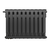Royal Thermo BiLiner 500 Noir Sable х10 VD, Количество секций вариация радиаторы: 10, Межосевое расстояние (мм): 500, Подключение: Нижнее, Цвет: Чёрный, - 3
