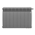 Royal Thermo BiLiner 500 Silver Satin х12 VD, Количество секций вариация радиаторы: 12, Межосевое расстояние (мм): 500, Подключение: Нижнее, Цвет: Серый, - 2