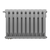 Royal Thermo BiLiner 500 Silver Satin х4 VD, Количество секций вариация радиаторы: 4, Межосевое расстояние (мм): 500, Подключение: Нижнее, Цвет: Серый, - 3