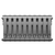 Royal Thermo BiLiner 350 Silver Satin х6, Количество секций (шт): 6, Межосевое расстояние (мм): 350, Подключение: Боковое, - 3