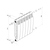 Royal Thermo BiLiner 500 Silver Satin х8, Количество секций (шт): 8, Межосевое расстояние (мм): 500, Подключение: Боковое, - 6