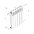 Royal Thermo Vittoria Super 500 VD х4, Количество секций (шт): 4, Межосевое расстояние (мм): 500, Подключение: Нижнее, - 4