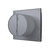 Diciti Silent 5C Dark gray metal, Диаметр: 125 мм, Цвет: Серый, Производительность (м³/ч): 180, Датчик влажности, таймер и фотодатчик: Нет, - 4