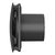 Diciti RIO 4C Matt black, Диаметр: 100 мм, Цвет: Матовый черный, Управление: Выключатель, Датчик влажности, таймер и фотодатчик: Нет, - 3
