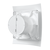 Diciti Breeze 4С Matt white, Диаметр: 100 мм, Цвет: Матовый белый, Управление: Выключатель, Датчик влажности, таймер и фотодатчик: Нет, - 4