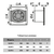 Diciti Slim 4C Gray metal, Диаметр: 100 мм, Цвет: Светло-серый, Управление: Выключатель, Датчик влажности, таймер и фотодатчик: Нет, - 5