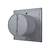 Diciti Slim 4C Dark gray metal, Диаметр: 100 мм, Цвет: Серый, Управление: Выключатель, Датчик влажности, таймер и фотодатчик: Нет, - 4