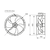 Nevatom VO 450-4E-01-B, Диаметр: 450 мм, Питание: 220 В (1Ф), Серия: Фланцевые, - 4