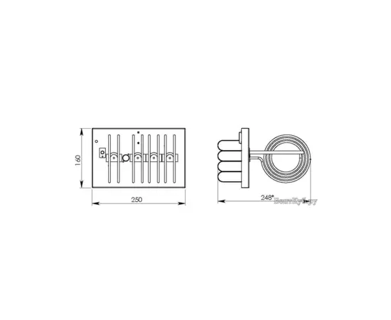 Shuft EH/CAUF 500-1,2/1, Мощность нагревателя (кВт): 1,2, - 3