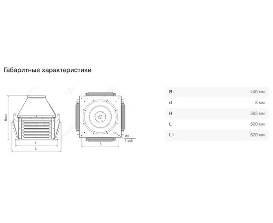 Nevatom VKRS-3,15-2,2/3000-01-1, Исполнение: Общепромышленное, Диаметр: 315 мм, Производительность (м³/ч): 5940, - 4