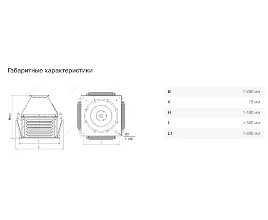 Nevatom VKRS-10,0-DU600-5,5/750-01-1, Исполнение: Дымоудаления ДУ 600 ºС, Диаметр: 1000 мм, Производительность (м³/ч): 2500, - 4