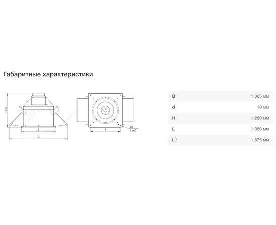 Nevatom VKRF-8,0-22/1500-01-1, Исполнение: Общепромышленное, Диаметр: 800 мм, Производительность (м³/ч): 43270, - 4
