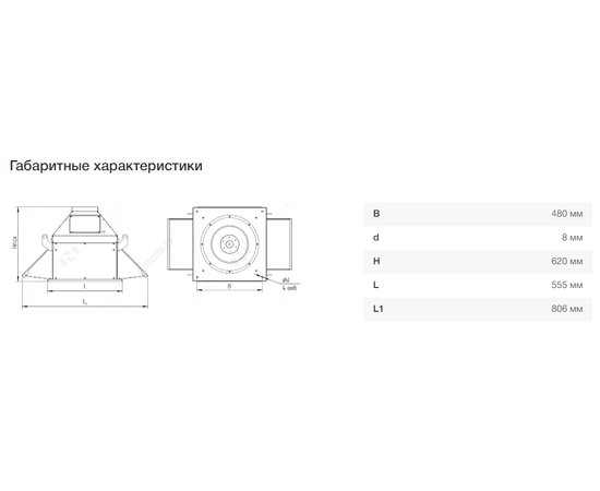 Nevatom VKRF-3,55-DU400-3/3000-01-1, Исполнение: Дымоудаления ДУ 400 ºС, Диаметр: 355 мм, Производительность (м³/ч): 7150, - 4