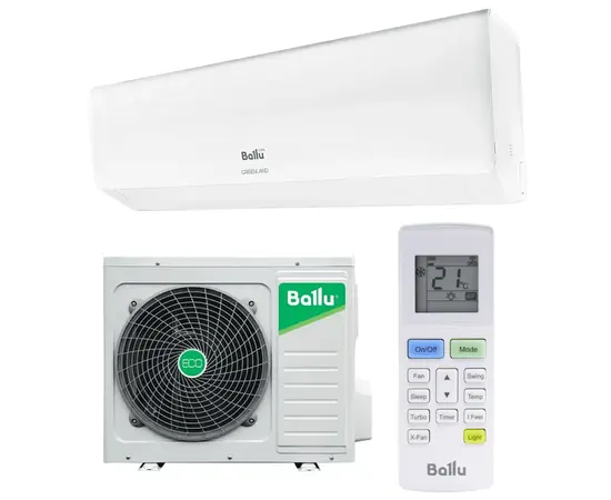 Ballu BSGR-09HN1_22Y, Рекомендуемая площадь и мощность: 25 м² - 2,5 кВт, Тип кондиционера: Неинверторный