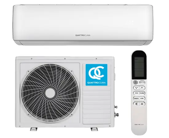 QuattroClima QV-BE24WB/QN-BE24WB, Рекомендуемая площадь и мощность: 70 м² - 7 кВт