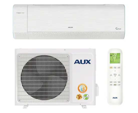 AUX ASW-H09A4/QF-R2DI, Рекомендуемая площадь и мощность: 25 м² - 2,5 кВт