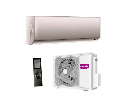 Casarte CAS50CX1/R3-G, Рекомендуемая площадь и мощность: 50 м² - 5 кВт, Цвет: Золотой
