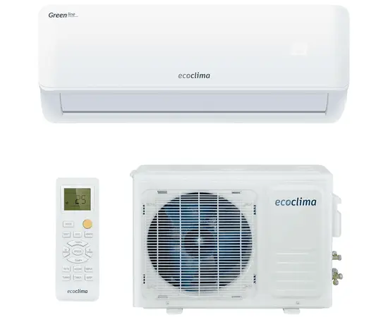 Ecoclima ECW/I-07GC, Рекомендуемая площадь и мощность: 20 м² - 2 кВт