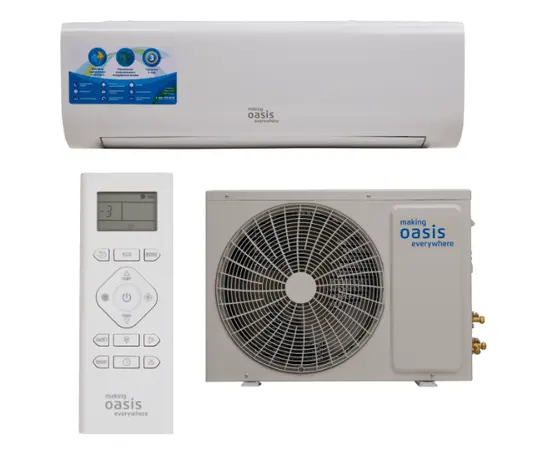 Oasis OX-12I, Рекомендуемая площадь и мощность: 35 м² - 3,5 кВт