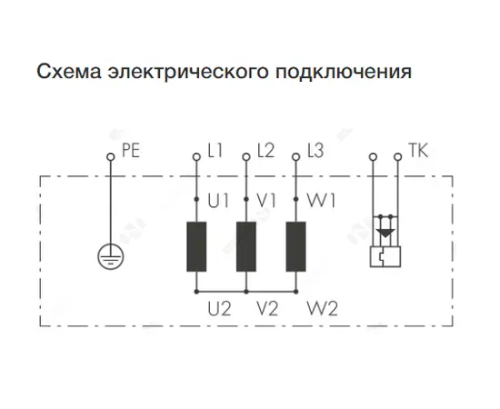 Неватом VKP 700-400/35-4D, Типоразмер (мм): 700х400, Напряжение: 380 В, Шумоизоляция: Нет, - 8