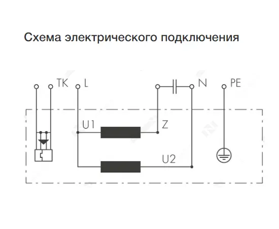 Неватом VKP 600-300/28-4E, Типоразмер (мм): 600х300, Напряжение: 230 В, Шумоизоляция: Нет, - 8
