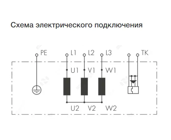 Неватом VKP 500-250/22-4D, Типоразмер (мм): 500х250, Напряжение: 380 В, Шумоизоляция: Нет, - 8