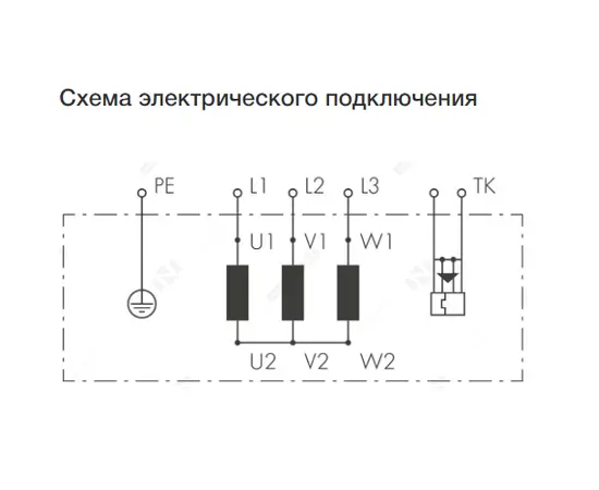 Неватом VKPN 700-400/45-4D, Типоразмер (мм): 700х400, Напряжение: 380 В, Шумоизоляция: Нет, - 8