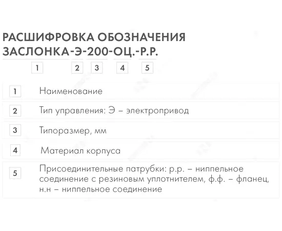 Заслонка Неватом Э-160-оц.-р.р, Диаметр: 160 мм, Тип управления: Электропривод, Бренд: Неватом, - 4