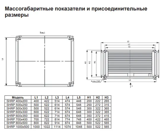 Energolux SHRP 50-25, Типоразмер (мм): 500х250, - 3