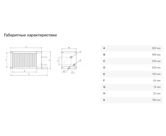 Nevatom OFP 50*30/4-R, Типоразмер (мм): 500х300, Мощность: 8,56 кВт, Сторона подключения: Справа, - 5 Nevatom OFP 50*30/4-R, Типоразмер (мм): 500х300, Мощность: 8,56 кВт, Сторона подключения: Справа, - 5