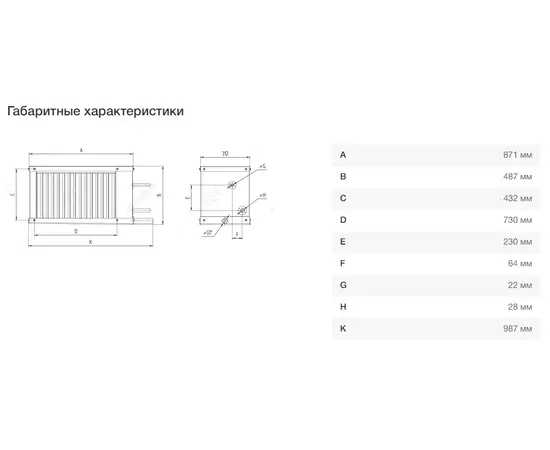 Nevatom OFP 70*40/4-R, Типоразмер (мм): 700х400, Мощность: 18,03 кВт, Сторона подключения: Справа, - 5 Nevatom OFP 70*40/4-R, Типоразмер (мм): 700х400, Мощность: 18,03 кВт, Сторона подключения: Справа, - 5