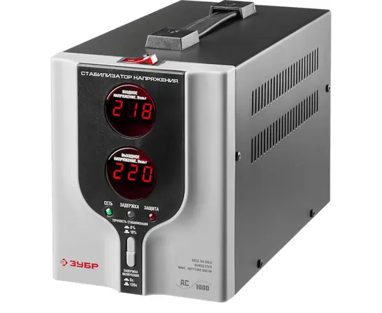 Зубр АСН-1000-1-Ц, Мощность: 1 кВА, Установка: Напольная