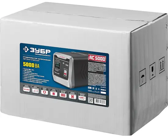 Зубр АСН-5000-1-Ц, Мощность: 5 кВА, Установка: Напольная, - 8 Зубр АСН-5000-1-Ц, Мощность: 5 кВА, Установка: Напольная, - 8