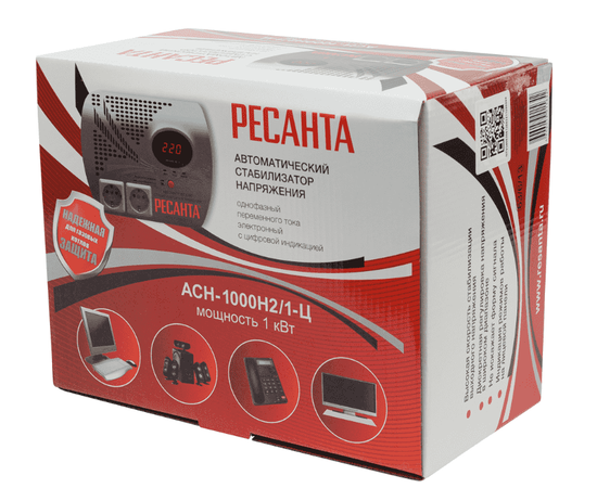 Ресанта АСН-1000Н2/1-Ц, Мощность: 1 кВт, - 10