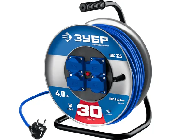 Зубр ПВС 325 (30 м), Длина кабеля: 30 м